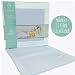 Safe Dreams Safebreathe Cot Wrap 4-sided, Maximum Airflow Hypoallergenic Breathable Cot Bumper in Blue