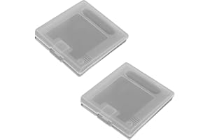 iMinker carte de jeu en plastique clair de la cartouche de stockage cas boîte couverture de poussière pour Gameboy Color, Gameboy Pocket, GB GBC GBP (2 pièces)