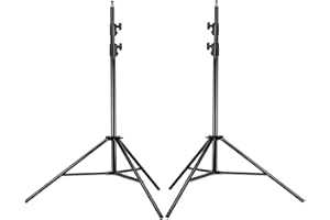 Neewer® Profesional Soporte Tripode de luz para fotografía en Estudio de 9 pies / 260cm de Alto y de aleación de Aluminio para vídeo, Retrato y fotografía de iluminación