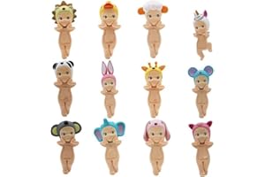 OFYRA Papa-Ornamente Angel Mini-Series-Figuren Überraschungsbox zum Sammeln Kann in Mobiltelefonen, Computern, Autos verwendet Werden（Zufallsmodell）（E）