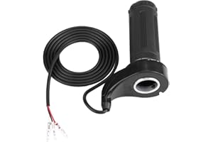 ENTATIAL Throttle Grip Speed Throttle Motorcycle Accelerator Universal Electric Scooter Twist Speed Throttle Grip with 3 Wires 12V / 24V / 36V / 48V