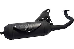 Auspuff YASUNI Eco kompatibel mit Yamaha Aerox 50cc, Axis, Breeze, Jog, R, RR, Neos, Why, Zest, Vino, Classic