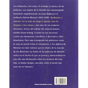 Notas sobre el cinematógrafo