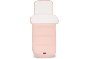 My Babiie Footmuff - Fleece Lined Cosytoes, Universal Fitting for Pushchair, Stroller, Buggy & Pram, Dual Layer, Showerproof, Accessory for Baby - Blush Pink