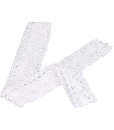 Passamaneria Pizzo Sangallo Bianco Con Ricamo Fiore Smerlato - Altezza 13 Cm, Ricamo 9 Cm - 100% Cotone, Prezzo Al Metro