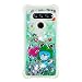 Produktbild Everainy LG V40 ThinQ Hülle Silikon Transparent 3D Flüssig Glitzer Durchsichtig Stoßstange Gummi Kompatibel für LG V40 ThinQ Liquid Stoßfest Hüllen Handyhülle Schutzhülle (Frosch)