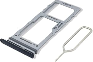 Eonpam SIM Kartenrahmen für (Samsung Galaxy S20 / S20+ Plus / S20 Ultra) Originale Qualität Ersatz Karten rahmen Inkl SIM Kartenschlitz Pin (Schwarz)