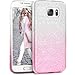 Produktbild Bling Bling Samsung Galaxy S7 Hülle, TheBlingZ.® Bling Bling Strass Glitzer TPU Hybrid Schutzhülle für Samsung Galaxy S7 - Pink Shading