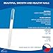 Large Crystal Nail File, Genuine Czech Tempered Glass, Lifetime Guarantee, Hand-Made Glass Nail File