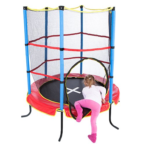 Ultrasport Kinder Indoor-Trampolin Jumper 140 cm inkl. Sicherheitsnetz - 6