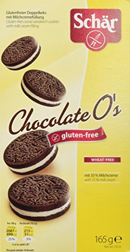 Dr. Schar Chocolate O's galletas 165 gr