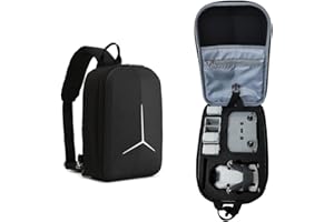 SZAERFA Bolsa de almacenamiento para DJI Mini 4 PRO con RC-N2 / RC 2 Controller,Estuche de transporte rígido para drone mando a distancia y otros accesorios,Maleta Bolsa de hombro para Quadcopter
