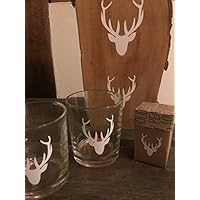 Wandtattoo Aufkleber 11 Geweihe, Rentiere Set, Fensteraufkleber