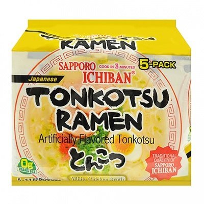 Preisvergleich Produktbild SAPPORO ICHIBAN INSTANT RAMEN (TONKOTSU) 100g X 5