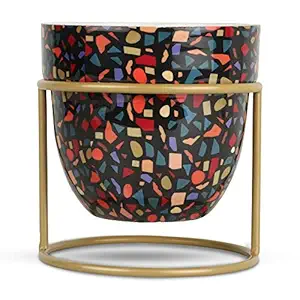 Fabulo Plant Stand Mid Century Modern Pot Stand Indoor Stand & Pot, Flower Pot Holder Plants Display pots Stand (Plants not Included)