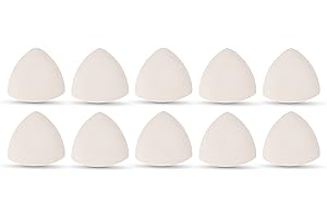 Realm Tailors Chalk, Sewing, Triangle Dressmaking Dressmakers Chalk Pencil for Marking Fabric, Pack of 10 (White)