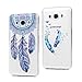 Badalink 2 x Coque J5 2016, Case Housse Étui Bumper Coque TPU Silicone Gel Souple Flexible Ultra Mince Slim Léger Anti Rayure Antichoc Housse Étui pour Samsung Galaxy J5 2016 Coque 2PCS Motif Attrape Rêves Plume