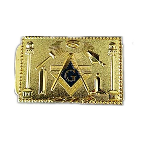 Preisvergleich Produktbild Gudeke Freimaurer Geld Clip Gold