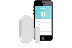 MoesGo Smart Door and Window Sensor, Tuya ZigBee Hub Required, Door Sensor, Door Alarms for Kids Safety and Smart Home Security Automation, Door Open Detector Alarm System Work with Smart Life