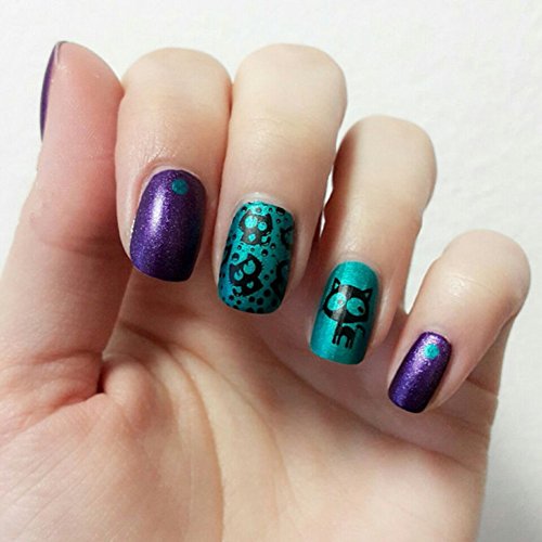 Born Pretty Nail Art Stamp Platte Nagel Schablone 5,5cm BP59 - 5