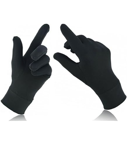 Guanti Termici In Seta 100% - Fodera Interna Per Sci, Ciclismo, Pesca