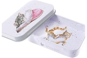 Wrendale Designs - Mini scatola regalo per gatti, 9,5 x 6 cm