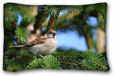 Generic Personalized ( Birds Animal Bird ) Pillowcase Cushion Cover Design Standard Size 20x30 inches One Sides suitable for California King-bed