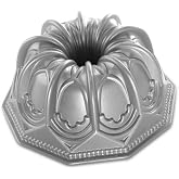 Nordic Ware kek kalıbı/pasta kalıbı/Motivbackform " &ndash; " k&uuml;&ccedil;&uuml;k kubbe, al&uuml;minyum, g&uuml;m&uuml;ş, 24 x 24 x 10,2 cm, 1 birim