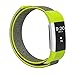 Produktbild SYOSIN Für Fitbit Charge 2 Armband, Ersatz Fitness Armband und Uhrenarmband, Gewobenes Nylon Sportarmband und Fitnessband, Wristband Armbänder für Fitbit Charge 2
