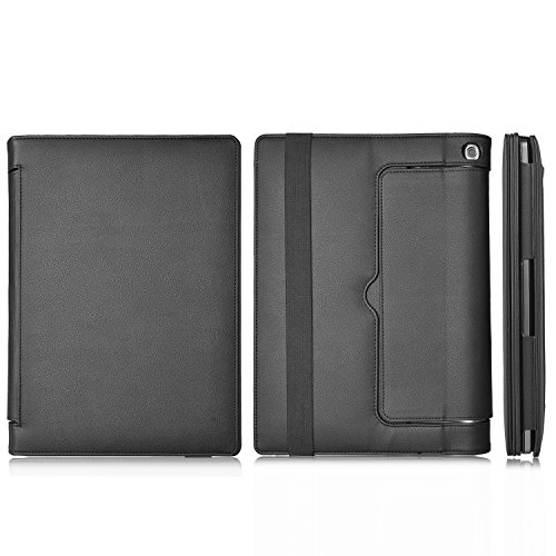 Lenovo YOGA Tablet 3-10 Pro Bluetooth Tastatur [QWERTZ Tastatur]- IVSO mit Standfunction , Abnehmbare Wireless Bluetooth Tastatur Schutzhülle NUR geeignet für Lenovo YOGA Tablet 3-10 Pro 25,6 cm (10,1 Zoll QHD IPS) mit integrierter Projektor/Beamer Tablet-PC, Schwarz - 9