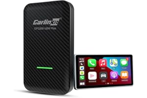 CarlinKit 3.0 bezprzewodowy adapter CarPlay nadaje się do większości modeli z fabrycznie okablowanym CarPlay, włókno węglowe, ochrona środowiska, przewodowa CarPlay do bezprzewodowej