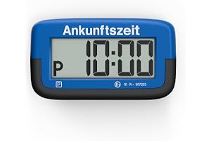 Needit Park Micro Digital Parkeringsskiva, Blå, Svart, 8 x 4.5 x 1 cm | Världens tunnaste I KBA-godkännande I Digital parkeringsklocka I Lättläst Display I Hållbart batteri I 9,4 mm tunn