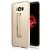 Produktbild Samsung Galaxy S8+ / S8 Plus hülle Carbon,XUNDD Carbon Fiber Flexibel Stoßfest Schale Dünn TPU Backcover Rückschale Bumper mit versteckt-Finger-halterung Ständer / Carbon Fiber Look Textur für Samsung Galaxy S8 Plus, Gold