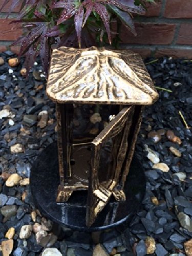 Preisvergleich Produktbild Lampe mit Sockel Paul Jansen Grablaterne mit Sockel Grablampe Grablaterne Friedhofsleuchte Grabkerze