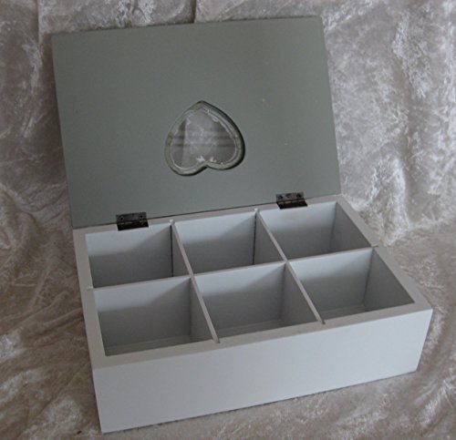 Kasten Schriftzug Home Utensilienkasten Kleinkram Kiste Teekiste Tee Schmuckkasten Schmuck - 2