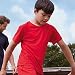 Kids performance tee (Azure Blue, 56)