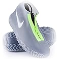 Waterproof Shoe Covers, Reusable Foldable Not-Slip Rain Shoe Covers with waterproof zipper, Resistant Rain Boots Non-Slip Washable, Shoe Rain Galoshes for Men and Women