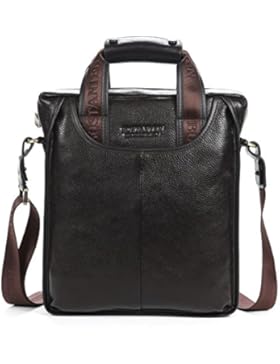 BOSTANTEN Herren Leder Aktentasche Business Tasche Umhängetasche Schultertasche Henkeltasche