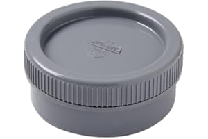 NICOLL, Tampon de visite mâle-femelle + bouchon, PVC gris, Ø 100 mm, Permet l'accès facile aux canalisations, Raccords réalisés en PVC lisse, non microporeux : évite les retenues d’impuretés