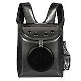 ★Portátil y práctico, Con la hebilla dentro en el transportin para atar al collar de mascotas a proteger su seguridad, puede llevar su mascota a cualquier lugar.Perfecta para llevar su mascota a comprar/viajar/echar una visita a sus amigos, etc.