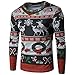 Produktbild Kobay Herren Männer Herbst Winter Weihnachten Weihnachten PrintingTop Männer Langarm T-shirt Bluse