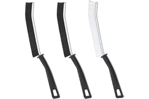 jatimdotin Spazzola per Pulire delle Fessure, 3 PCS Spazzola per Piastrelle per Fughe, Spazzola Multifunzione per Dettagli, Spazzola per Pulire Doccia con Setole Dure per Cucina e Bagno