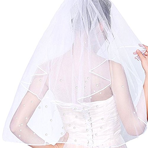 Almondcy Braut zu Schleier Schärpe Banner Strumpfband Rosette Badge Zubehör Kit mit lustigen Foto Booth Props 30pcs für Henne Nacht Party und Hochzeit Dekorationen (35 Stück) - 5