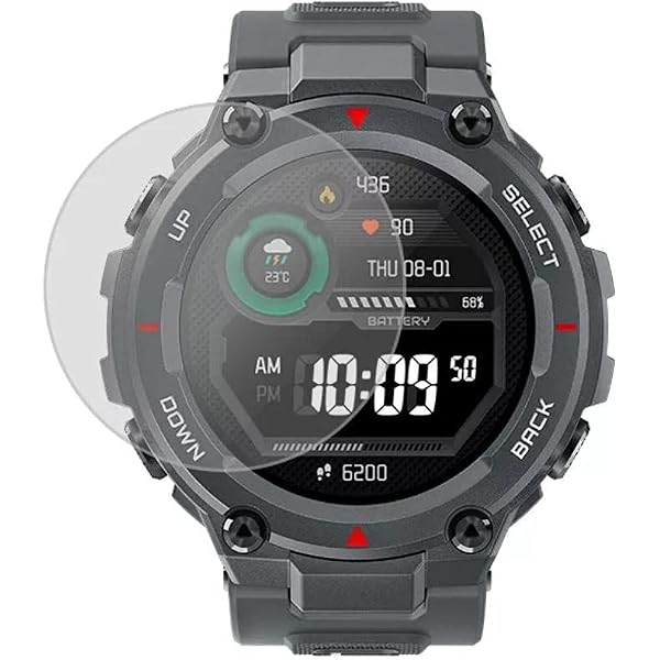 Amazfit T-Rex Pro Smartwatch Fitness Watch with Built-in GPS, Military  Standard Certified, 18 Day Battery Life, SpO2, Heart Rate Monitor, Many  Sports Modes, 10 ATM Waterproof, Music Control, Black: Buy Online at