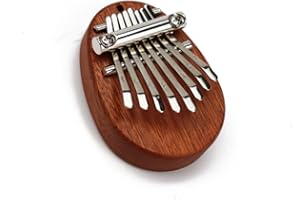KOMUNJ Finger Piano, Mini Kalimba with 8 Keys, Exquisite Finger Thumb Piano Marimba Musical Instrument for Beginners Kids Adults Good Accessory Gift