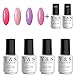 Y&S Gel Nail Polish LED UV Gel 4Pcs Gel Polish Top Coat Base Coat Nail Care Nail Salon Sets #9
