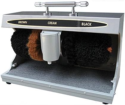 QFFL Shoe Polisher Automatic Sensor Vertical Shoeshine Household Dual Motor Electric Shoe Brush Machine 510 * 230 * 370mm Shoe Brushes