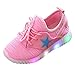 Produktbild FEITONG Kinder Sneaker, Kleinkind Turnschuhe Stern Leuchtend Casual Bunte Lichter Schuhe Beiläufig Schuhe (25, Rosa)