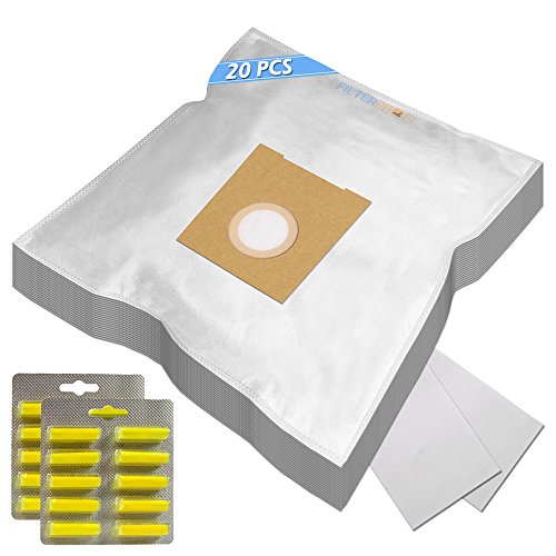 spécifications SUPER SET - 20 Sacs Aspirateur (Microfibre) + 20 Parfums + 2 Filtres Pour Bosch Formula 2000