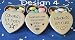 Personalised New Born Baby Boy or Girl Gift Set of 3 silver Heart tins with Babys Details and first Tooth and First Curl (Design 4, All with Mints)